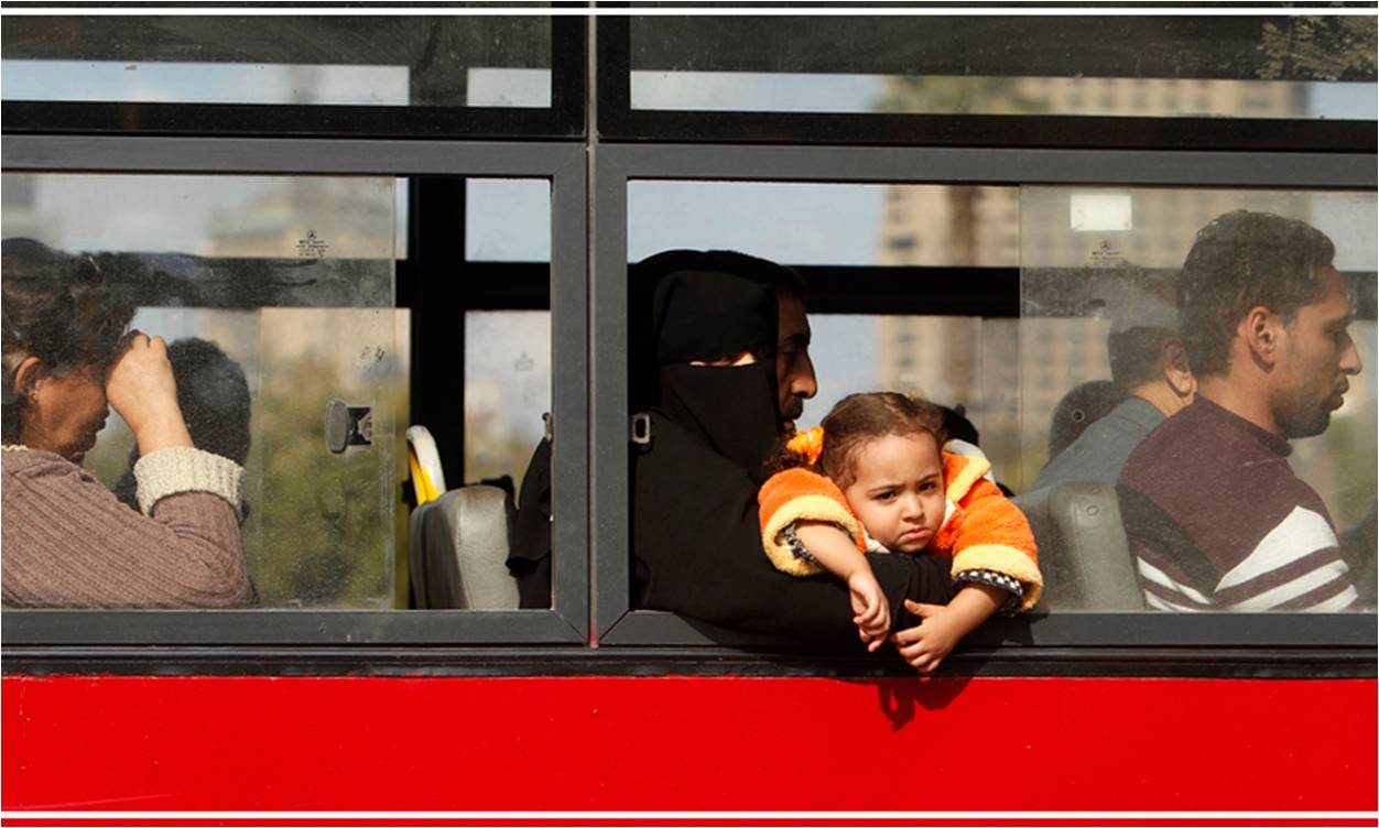 Cairo introduces first female bus driver